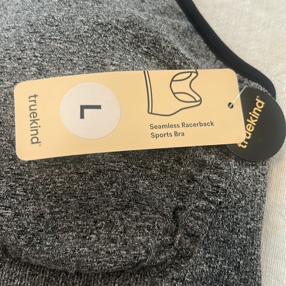 Truekind® by Shapermint Seamless Racerback Sports Bra Size L - Picture 3 of 12